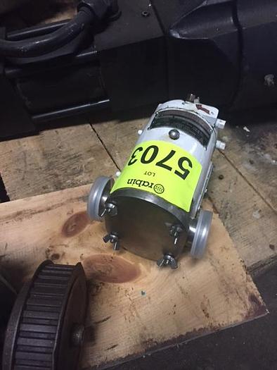 Used Tri-Clover stainless steel positive displacement pump