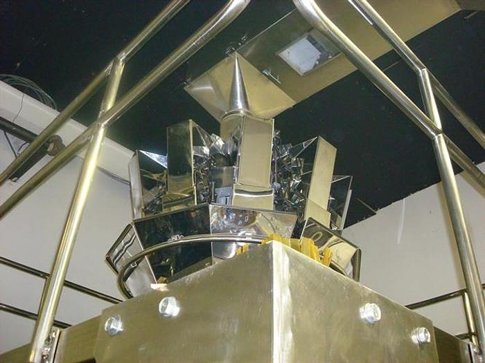 Used Zengran Form, Fill and Seal Machine with 10-Head Rotary Scale