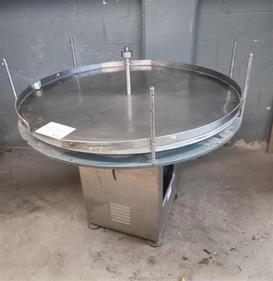 Used Stainless steel 46” accumulating table