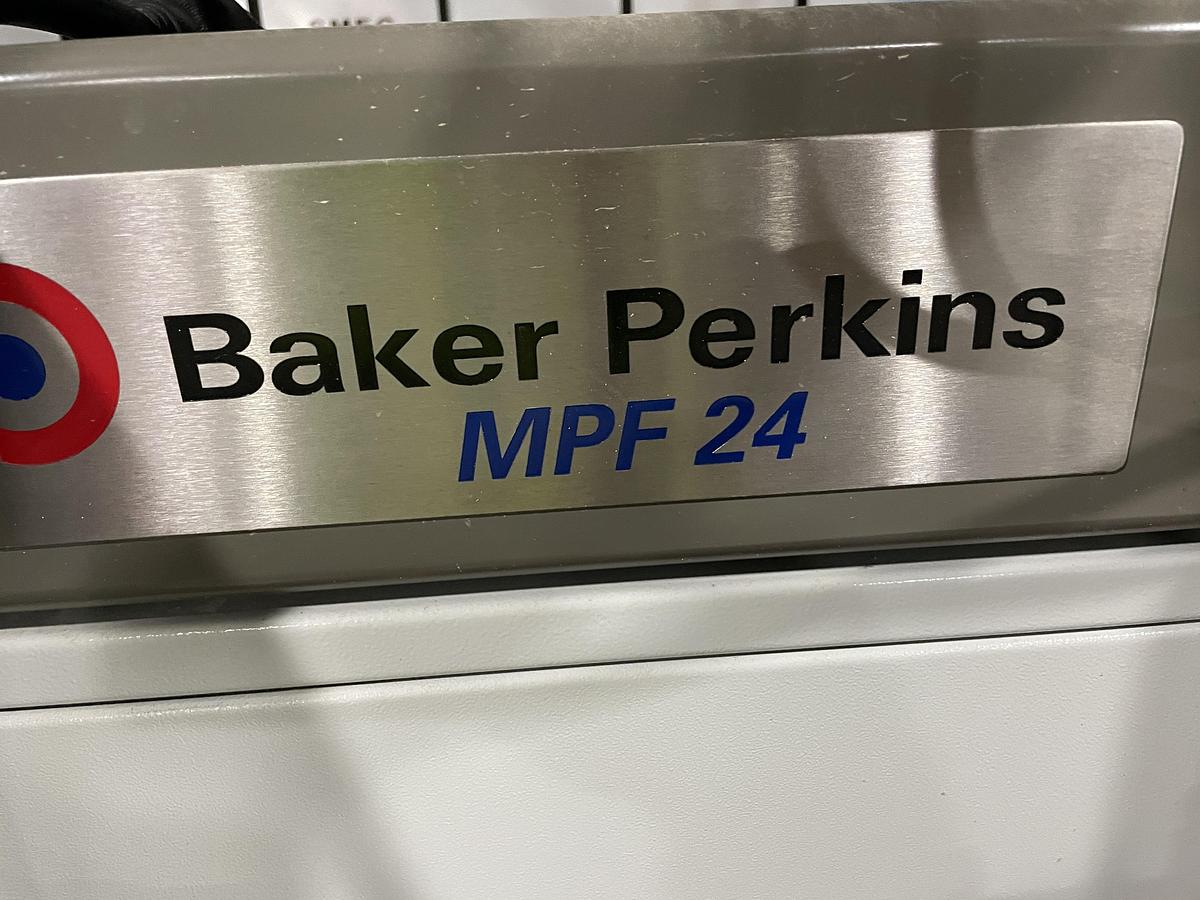 Used Baker Perkins Model MP24 Stainless Steel Twin Screw Extruder