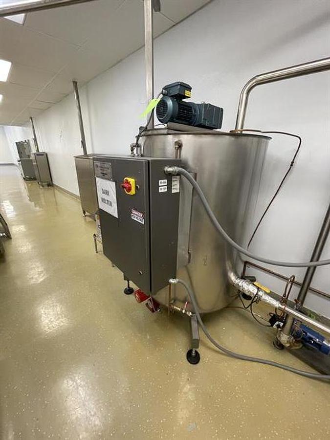 Used Imperial Design 1500 lb Stainless Steel Chocolate Melter