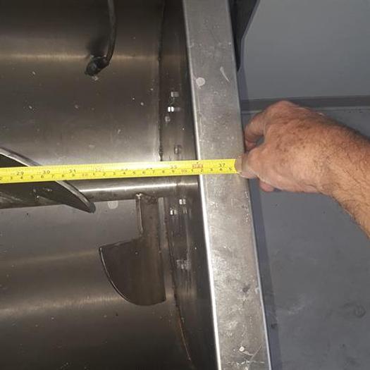 Used Paddle Mixer 7 cuft Stainless Steel
