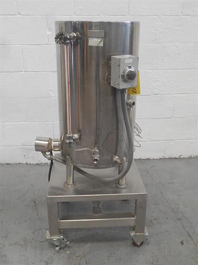 Used Thomas Burkhard stainless steel 9 gallons tank.