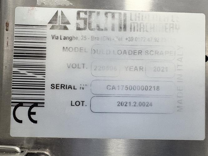 Used Selmi TopEX Tempering Machine with Mold Loader 175