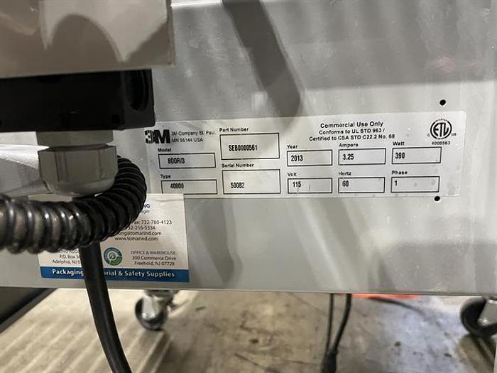 Used 3M Model 800R/3 Random Top and Bottom Case Taper