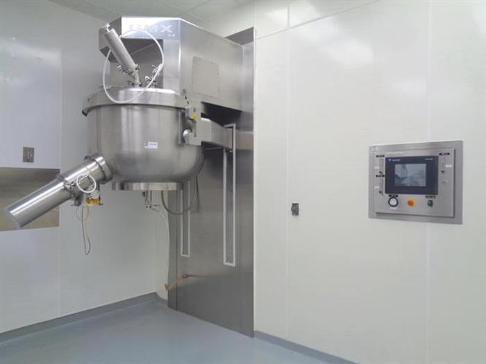Used Vector Model GMX-600, 600 Liter Stainless Steel High Shear Granulator