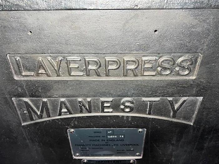 Used Manesty Layerpress 47-station Rotary Tablet Press