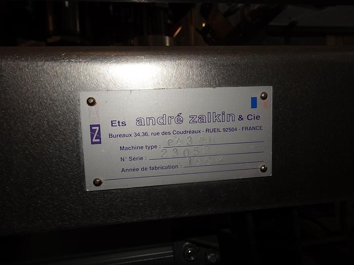 Used ZALKIN CA3PM ROTARY 3-HEAD CAPPER, 43 MM.CAP