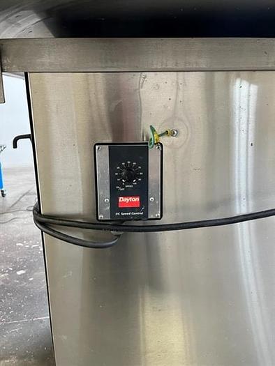 Used 48" Stainless Steel Accumulating Table with DC speed controller