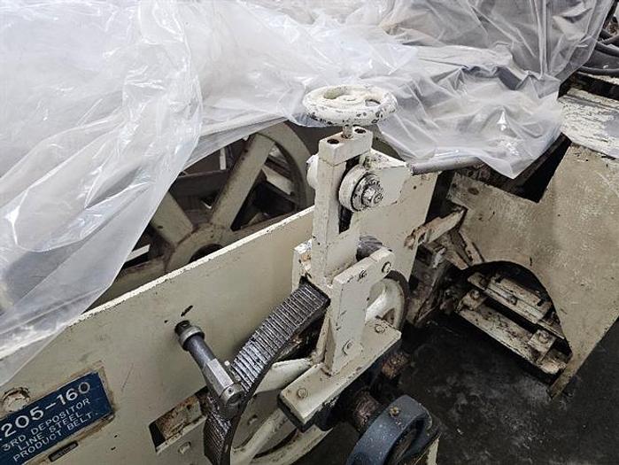 Used Racine 32" Wide Chocolate Chip Line with Cooling Tunnel