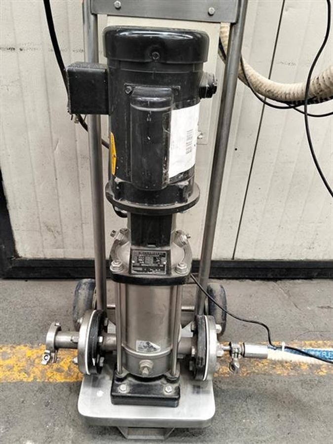 Used Grundfos model A9603180 Stainless steel vertical centrifugal pump