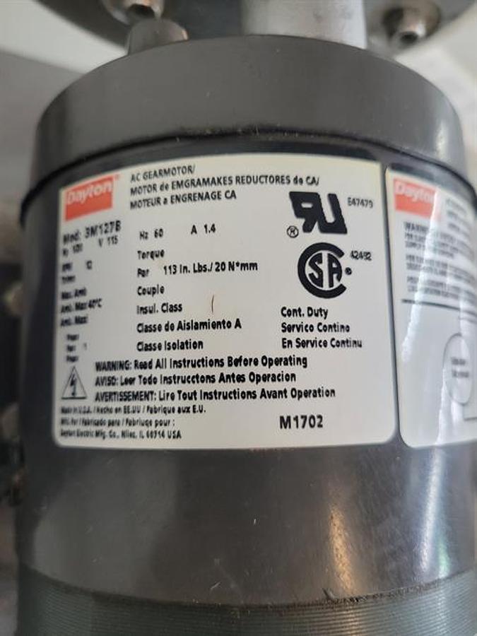 Used National 12" Stainless Steel Lab Coating Pan