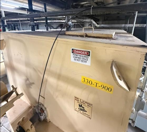 Used WM. A Schmidt 100,000 lb Jacketed Chocolate Tank
