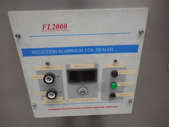Used Stainless steel model FL2000 induction sealer
