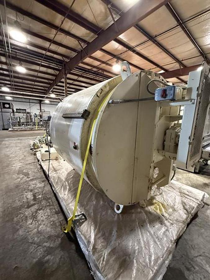 Used McCarter 20,000 lb Jacketed Vertical Agitated Chocolate Tank