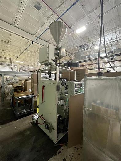 Used General Form, Fill and Seal Machine with Volumetric Cup Filler