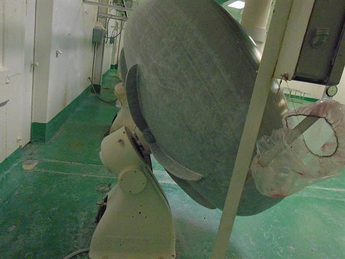 Used Skerman 60" Diameter Stainless Steel Coating Pan