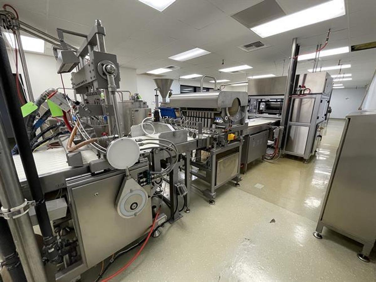 Used Sollich 620 (24") Caramel Nut Cluster Depositing Line - 150 clusters/minute
