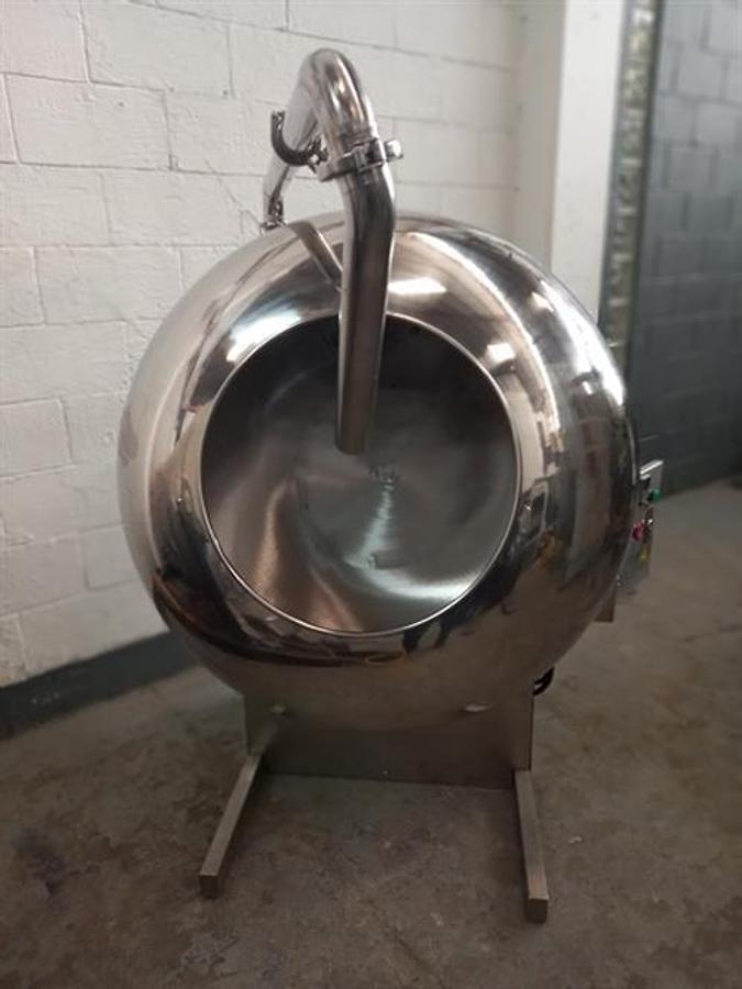 Used SaintyCo model SQY-1000 40" dia. coating pan