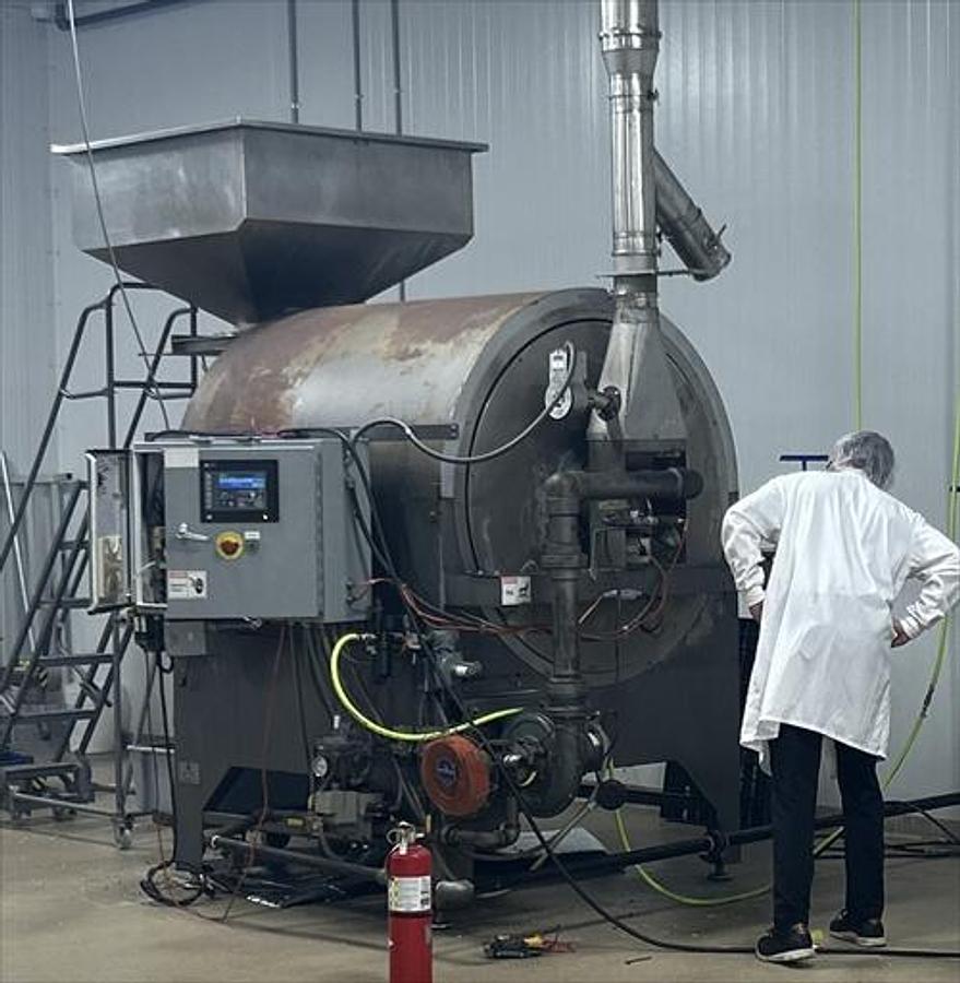 Used AC Horn 333-A 2000 lb/hr Dry Nut Roaster