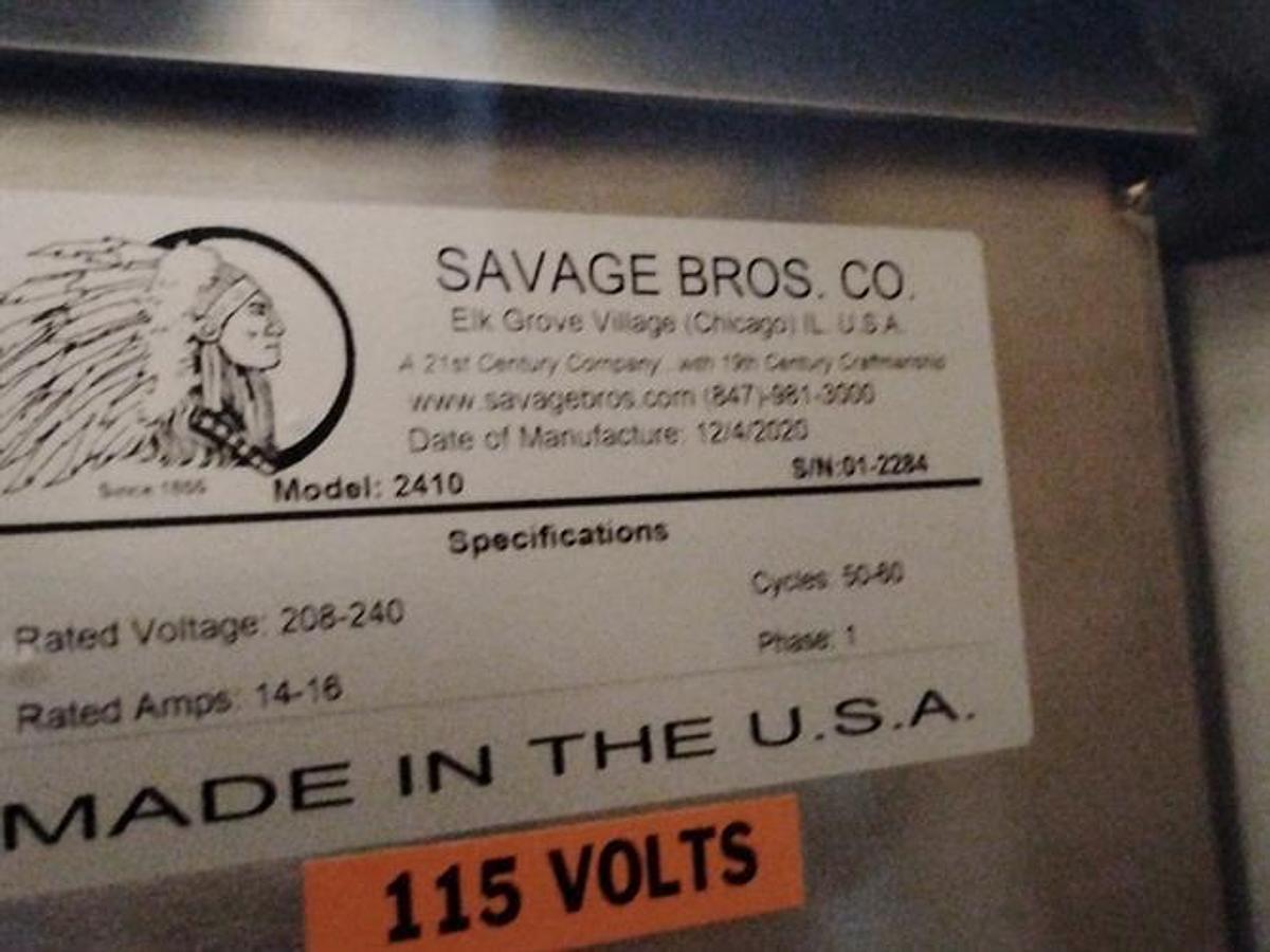 Used Savage FM14 Table Top Cooker