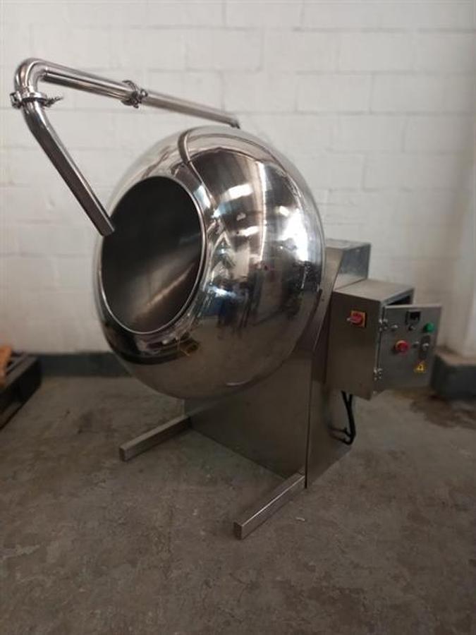 Used SaintyCo model SQY-1000 40" dia. coating pan