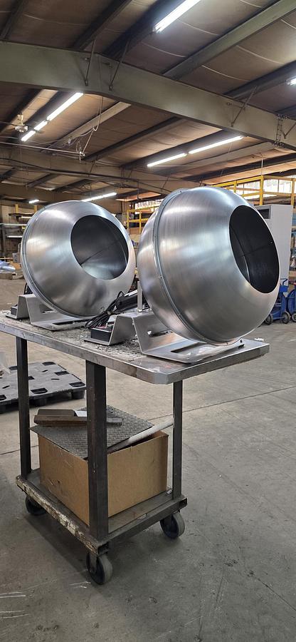 NATIONAL EQUIPMENT 12", 16" & 24" SS Coating Pans