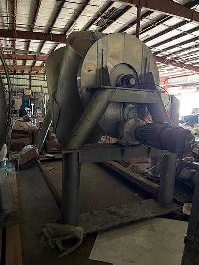 Used Patterson Kelley 75 Cu Ft stainless steel V blender