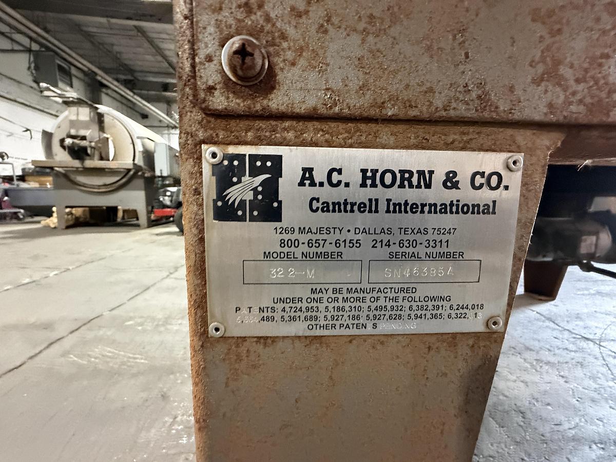 Used AC Horn model 322-M 1,000 lb/hr 3-bag Dry Nut Roaster