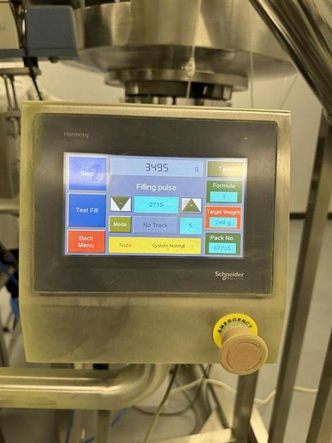 Used Ohlson Generation IV Rotary Pouch Packager With Auger Filler, Vacuum Powder, Scoop & Desiccant Pouch Feeders