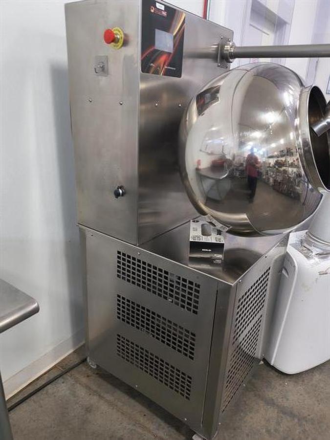 Used Rollermac 24" Stainless Steel Coating Pan with Spray System