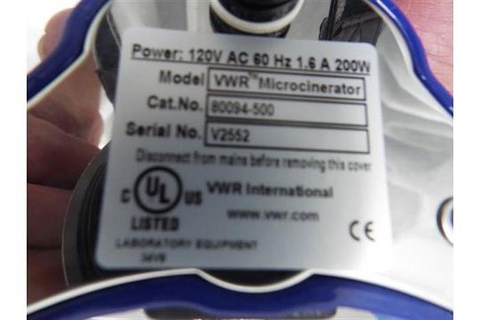 Used VWR MICRO INCINERATOR