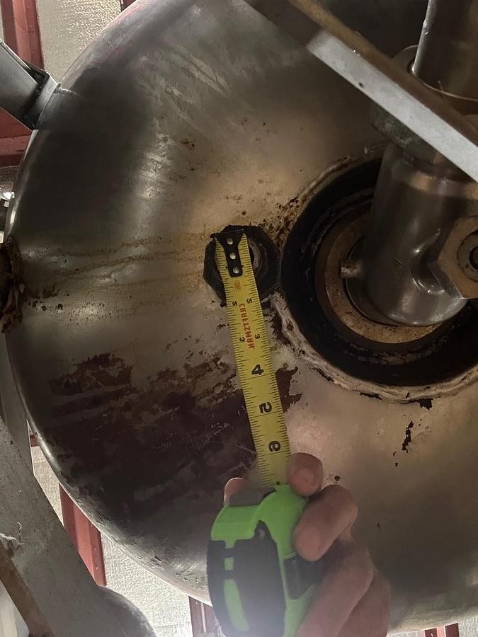 Used Lee 150 Gallon Stainless Steel Jacketed Cooking Kettle with Removable Basket