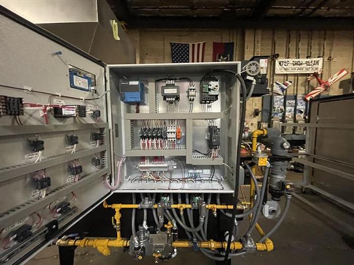 Used Bauer 322 1000 lb/hr Batch Dry Nut Roaster