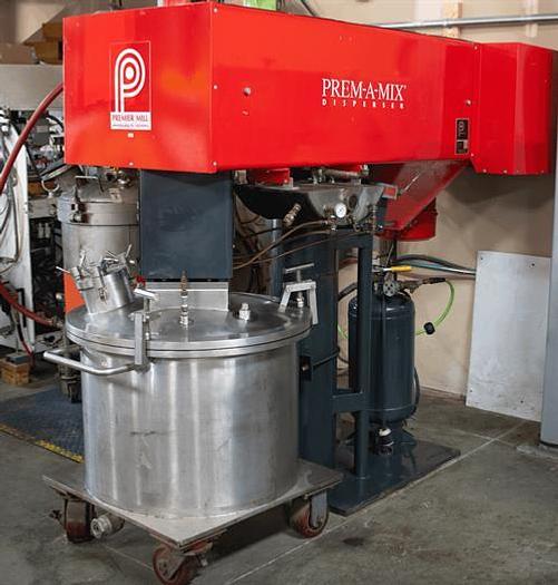 Used Premier 40 Gallon SS Jacketed Vacuum Mixer/Disperser