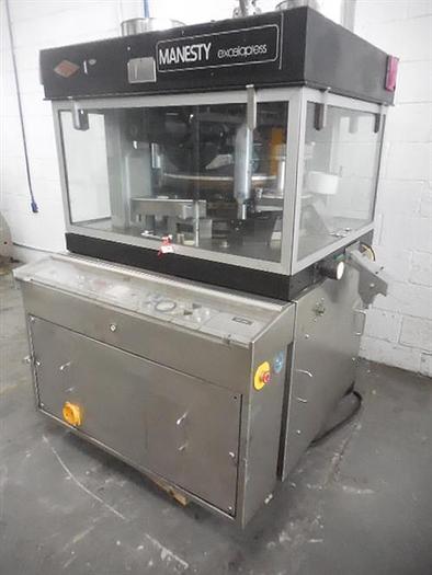 Used Manesty model Excelapress 61 station rotary tablet press