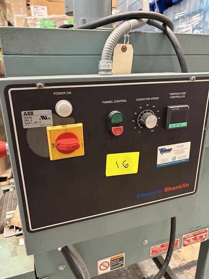 Used Shanklin Model T-6HCL Shrink Tunnel