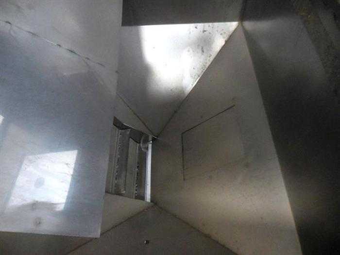 Used Omega model H-1-18 stainless steel boat feeder.