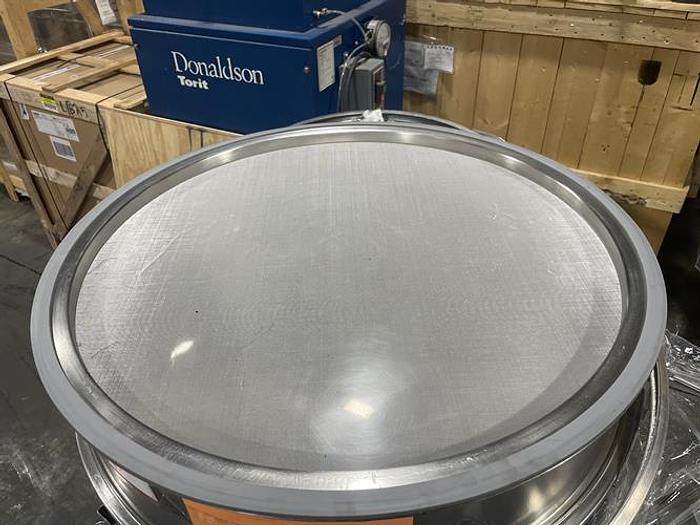Used Sweco model MX30S666CBINLKP4SDWC 30" diameter stainless steel double deck sifter