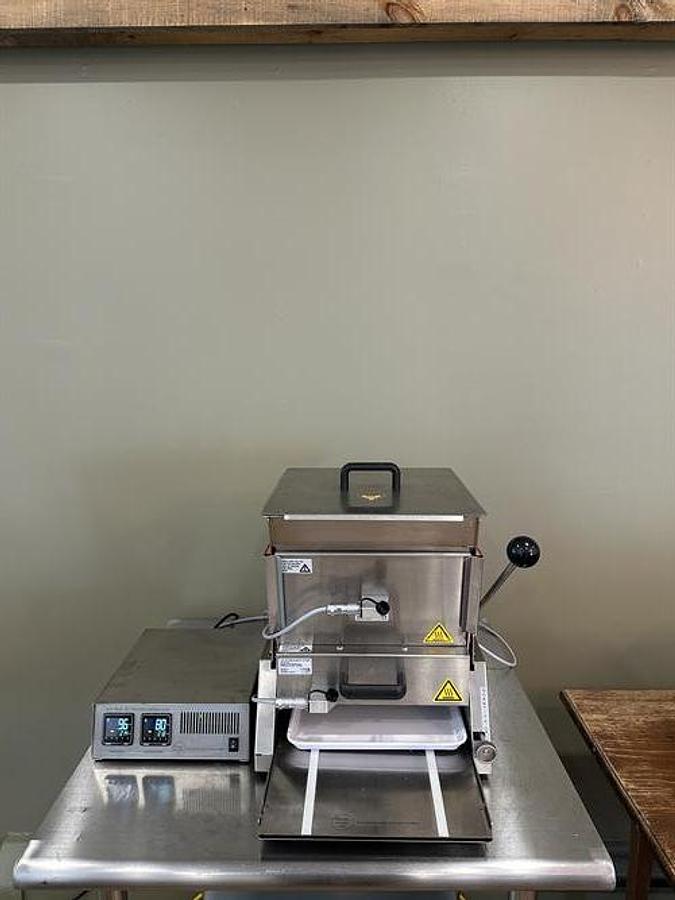 Used Truffly Made XL Universal Gummy Depositor with Molds and Panner