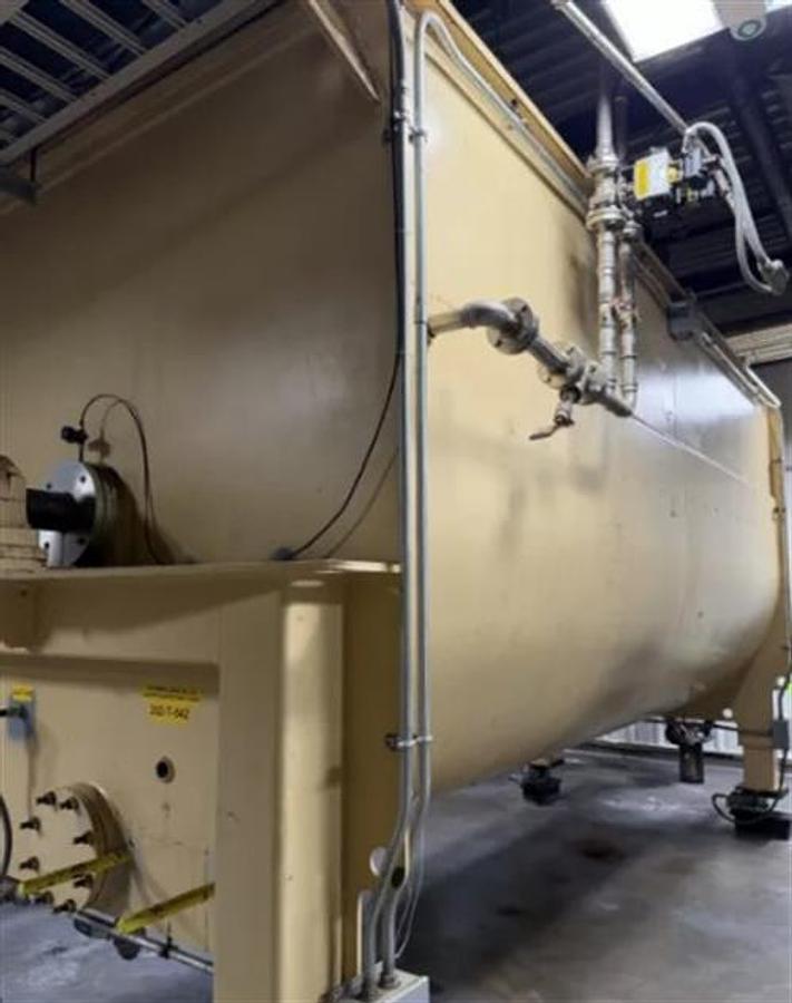 Used WM.A.Schmidt 50,000-lb Jacketed Horizontal Chocolate Tank