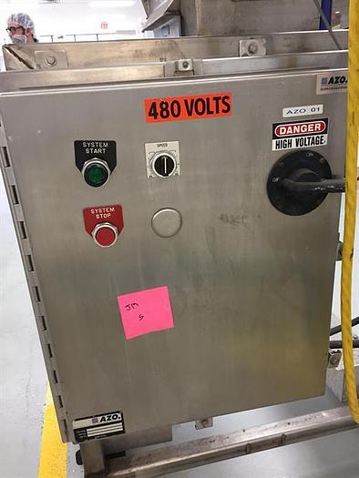 Used Azo DA 360 SS AUSF A43R Rotary Cyclone Sifter