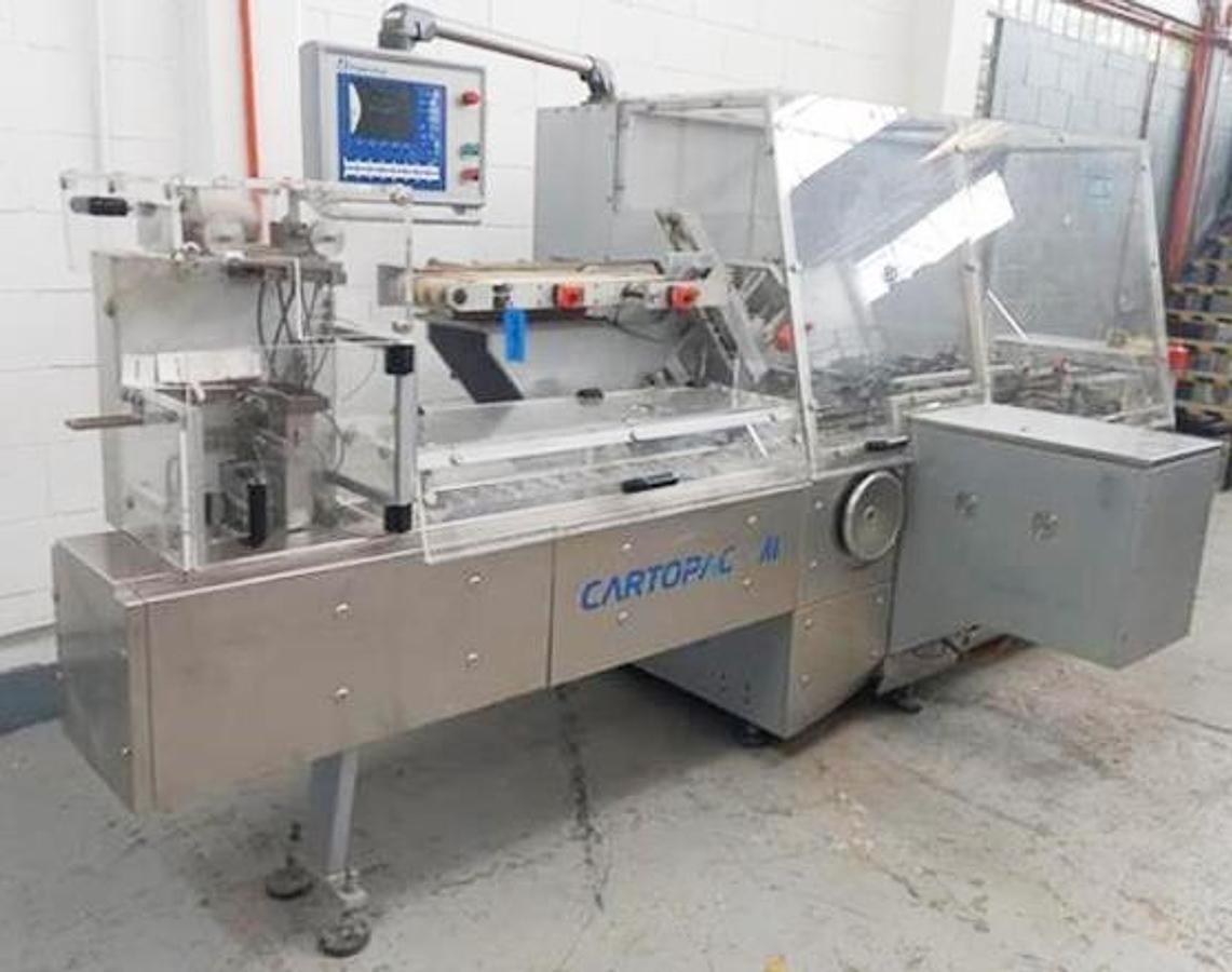 Used Fabrima model M1 automatic horizontal cartoner for blisters