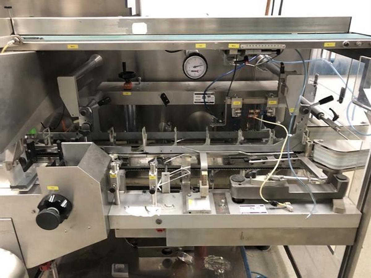 Used IMA model A83 cartoner with blister feeder
