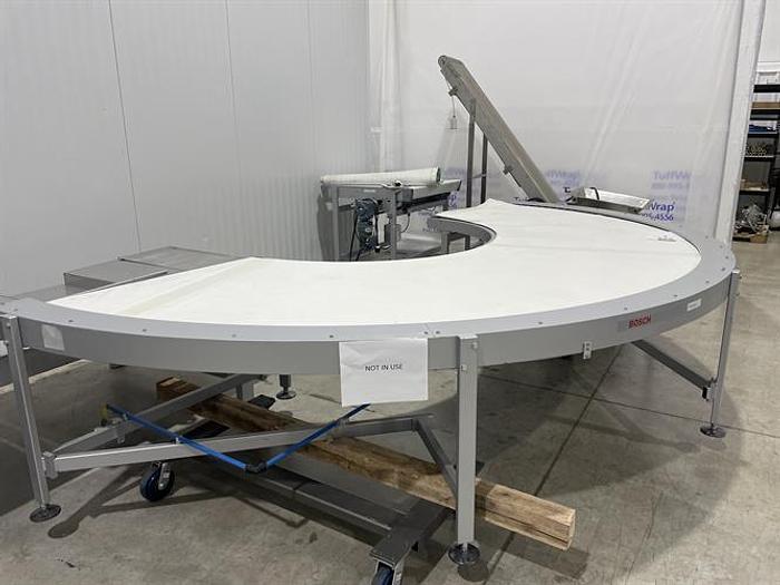 Used Bosch 42" wide 180 Degree Turn Conveyor