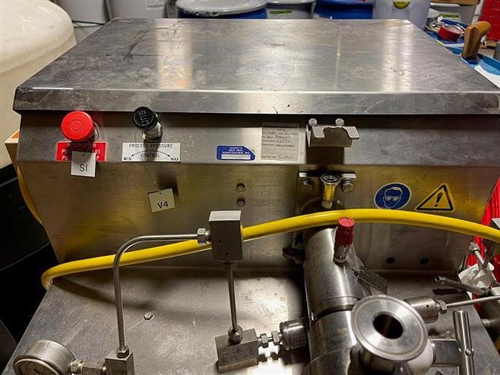 Used Microfluidics Model M110EH Microfluidizer  High Shear Liquid Processor