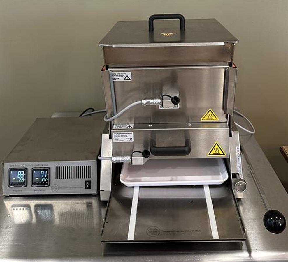 Used Truffly Made XL Universal Gummy Depositor with Molds and Panner