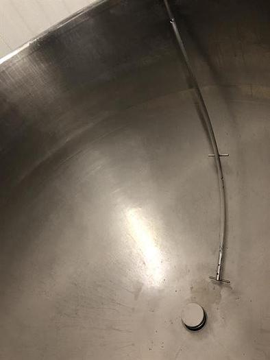 Used Lee 150 Gallon Stainless Steel Jacketed Cooking Kettle with Removable Basket