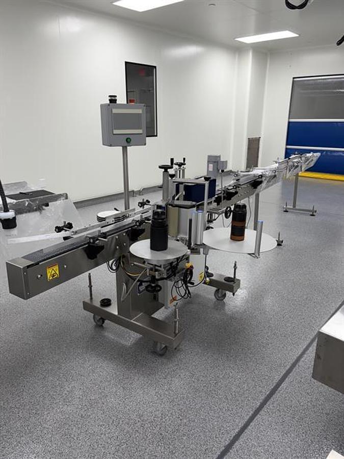 Usado AutoMate Model LW-40 Label-Vantage Pressure Sensitive Wraparound Labeler