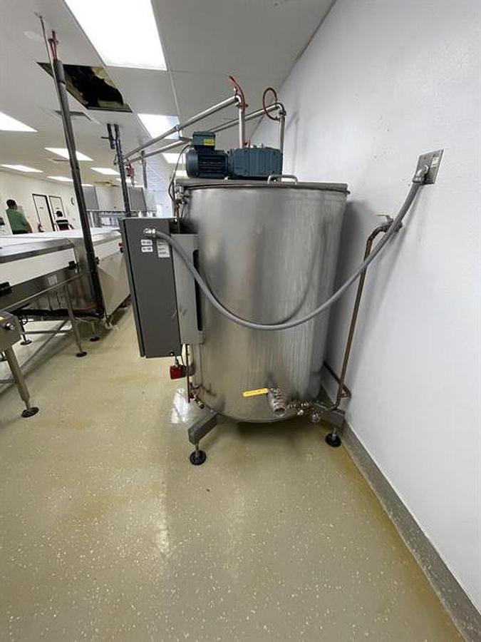 Used Imperial Design 1500 lb Stainless Steel Chocolate Melter